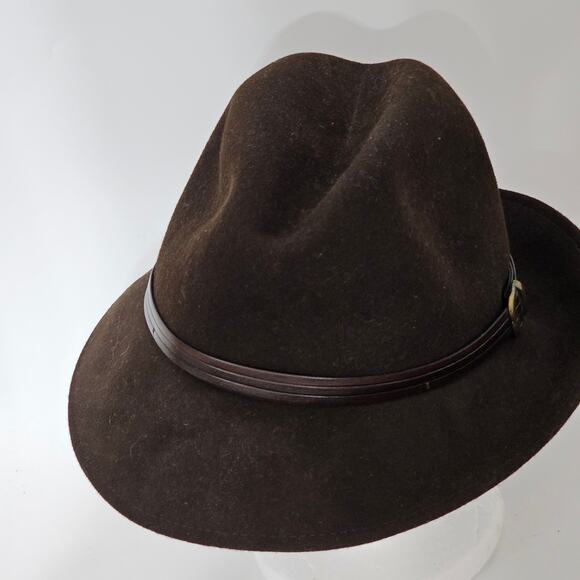 The Hats Company by Fillippo Catarzi Made in Italy Wool Brown - Picture 1 of 5